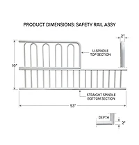 La Baby Napa Toddler/Day Bed, Conversion Kit