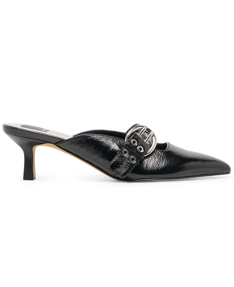 Dolce Vita Women's Cyrah Buckled Kitten Heel Mules
