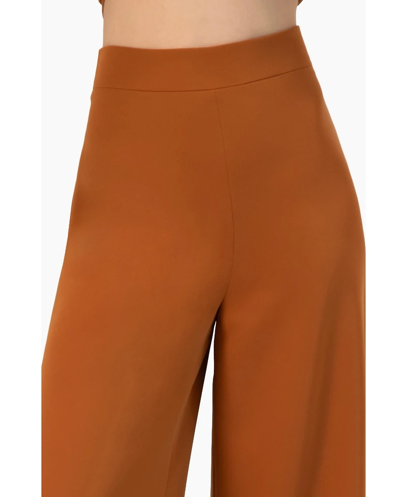 Ivonne Women's Solid Ultra Wide-Leg Pants