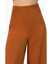 Ivonne Women's Solid Ultra Wide-Leg Pants