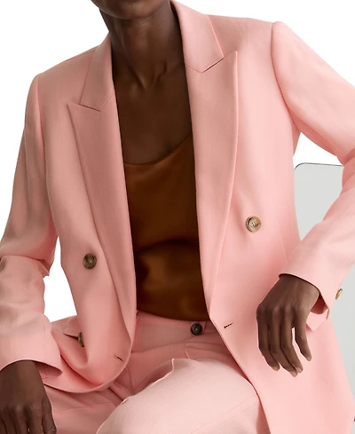 Reiss Women's Double-Breasted Peak-Lapel Suit Blazer