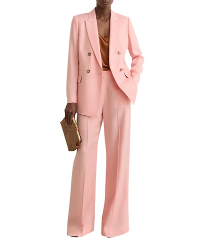 Reiss Women's Double-Breasted Peak-Lapel Suit Blazer