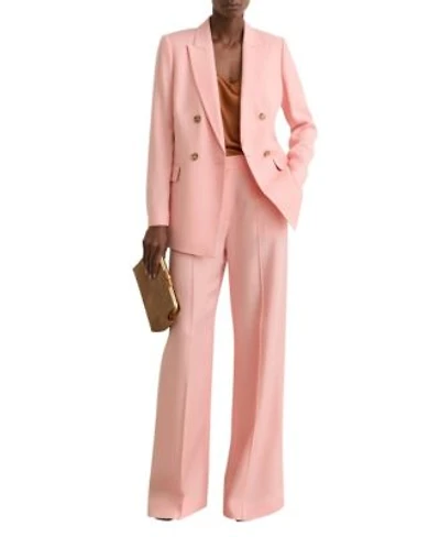 Reiss Womens Double Breasted Peak Lapel Suit Jacket Womens Wide Leg Suit Trousers