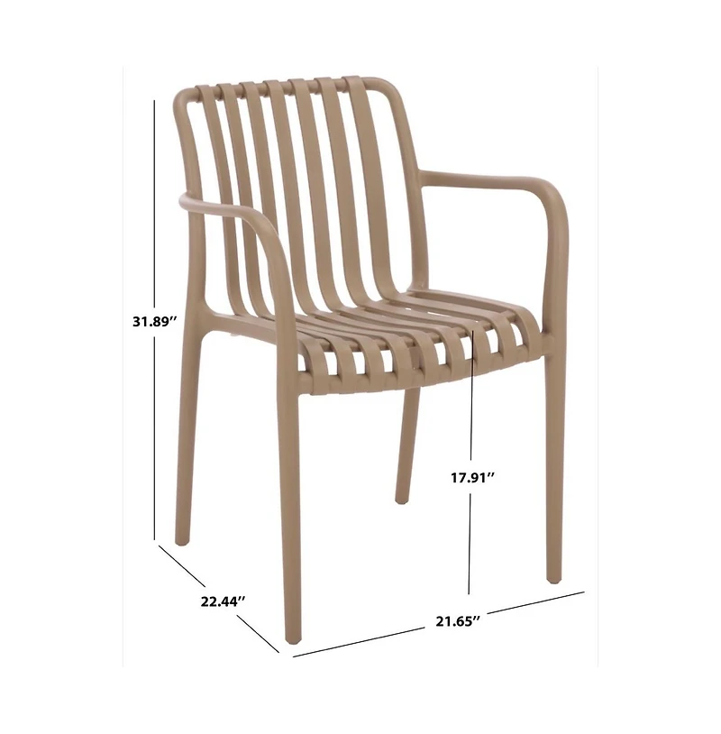 Augusta Home Holly Outdoor Dining Armchair (Set of 2)