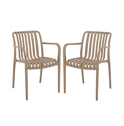 Augusta Home Holly Outdoor Dining Armchair (Set of 2)
