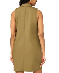 Msk Women's Sleeveless Utility Pocket Dress