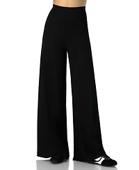 Ivonne Women's Ribbed Wide-Leg Culotte Pants