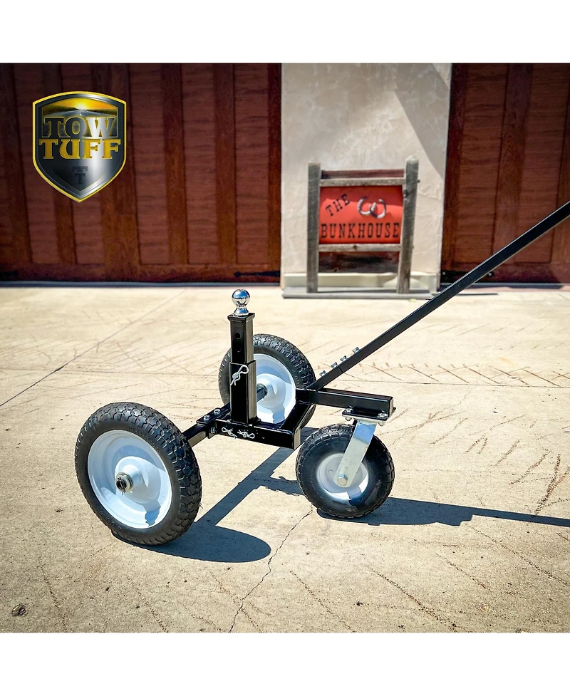Tow Tuff Tmd-1000C2 Adjustable Steel 1000 lb Heavy Duty Trailer Dolly Caster