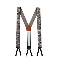 Trafalgar Men's The Nightcap Novelty Silk Formal End Suspenders