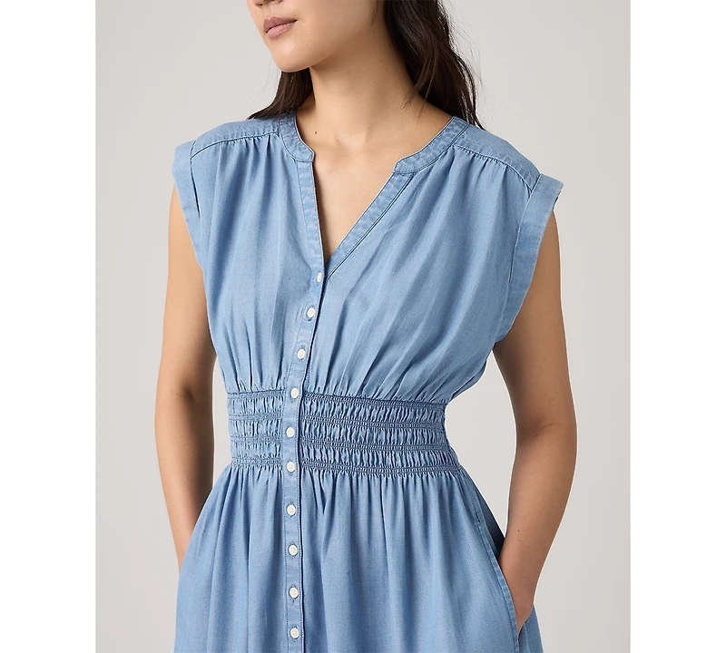 Levi's Women's Beatrice Button-Front Midi Dress