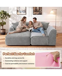 Streamdale Furniture Modular Sectional Sofa Couch, Detachable & Washable, Convertible L-Shape
