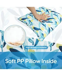 Mondawe 2-Piece Outdoor Pillow Set with Inserts, 18 x