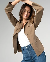 Liverpool Los Angeles Petite Notch Collar Blazer