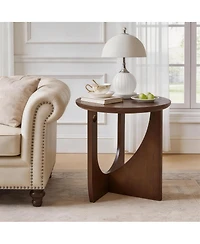 Streamdale Furniture Solid Wood Side Table, Rustic Accent Table