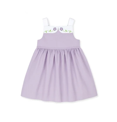 Florence Eiseman Toddler Girls Pincord Dress with Flowers
