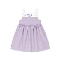 Florence Eiseman Toddler Girls Pincord Dress with Flowers