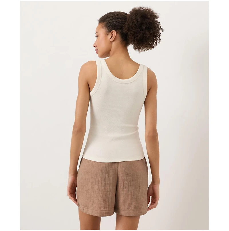 Pact Women's Perfect Rib Scoop Neck Tank Made With Cotton