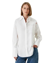 Pcfg Women's Cotton Oversized Shirt