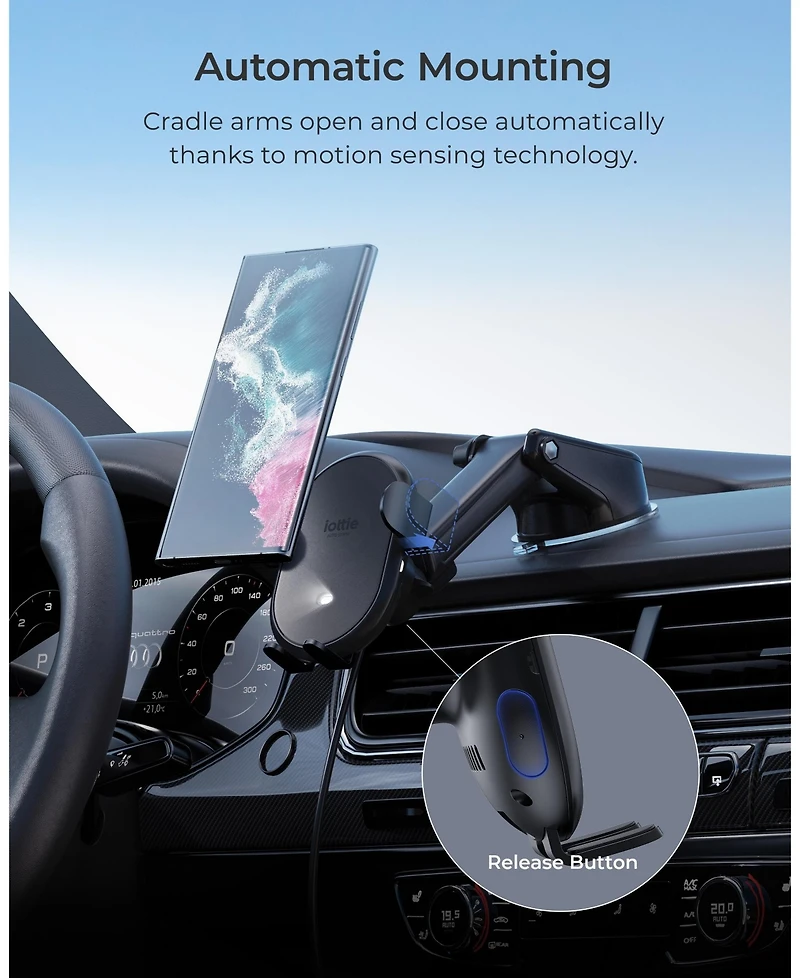 iOttie Auto Sense 2 Wireless Dash/Windshield Mount