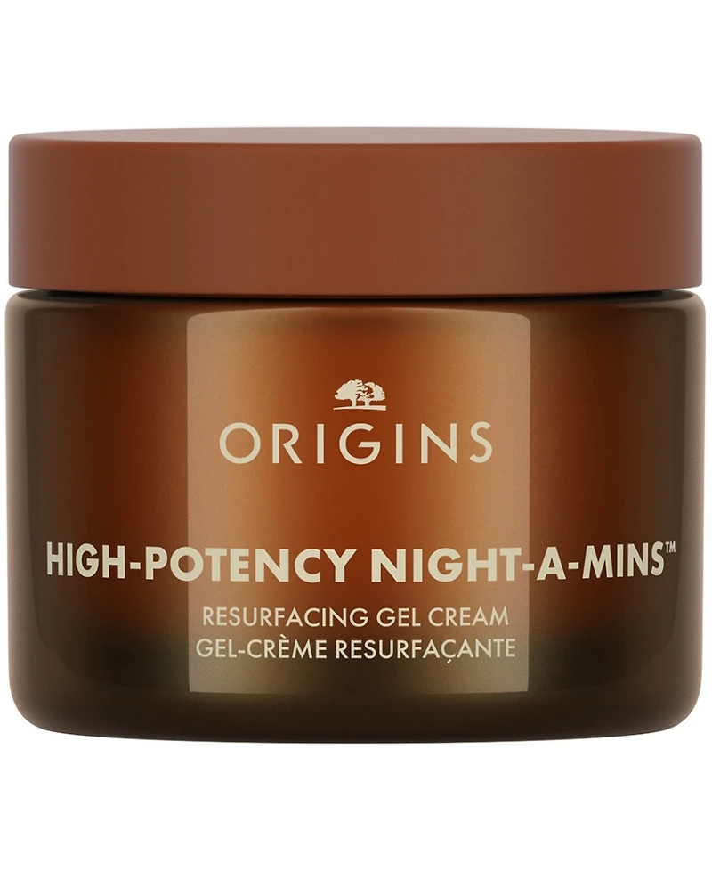 Origins High-Potency Night-a-Mins Resurfacing Oil-Free Cream with Fruit-Derived AHAs, 1.7 oz.