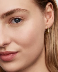 Pandora Stone-Set Hoop Earrings