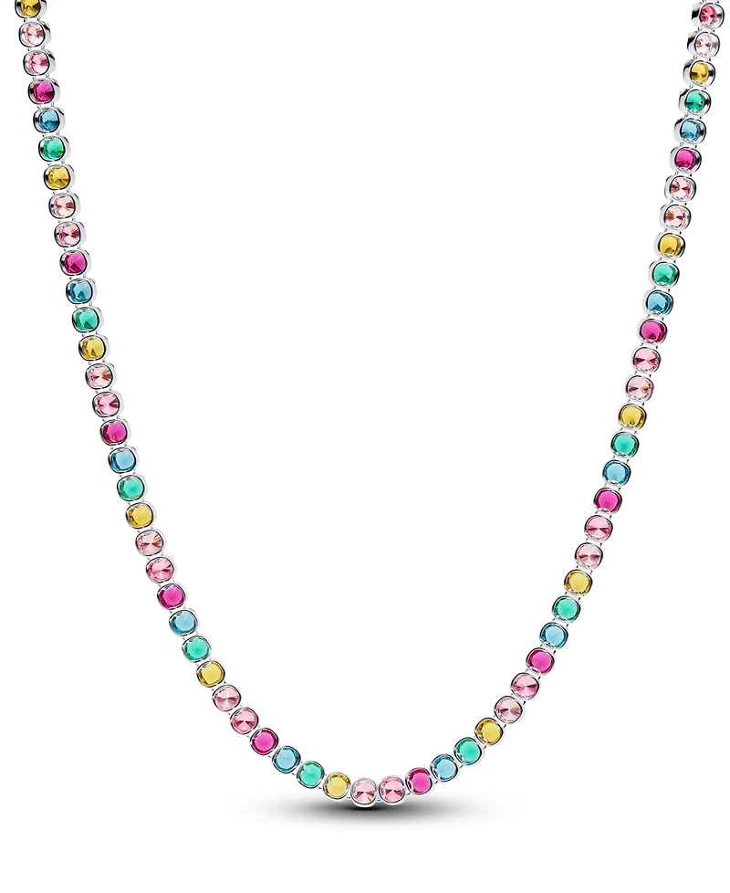 Pandora Rainbow Tennis Necklace