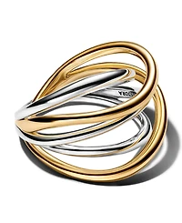 Pandora Two-Tone Entwined Band Ring