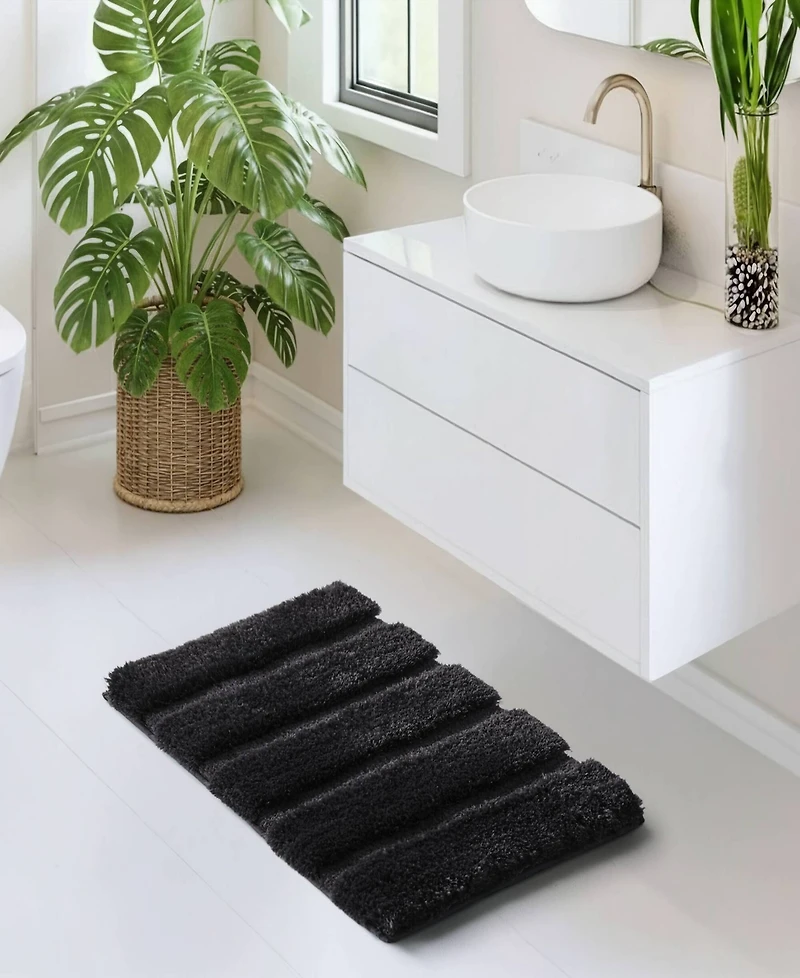 Madison Park Pearl Tufted Channel Bath Rug, 21" x 34"