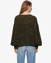 Sanctuary Petite Viscose The Moment Volume Top