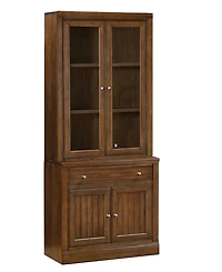 Amren 32" Wood 2 Door Drawer Base and Hutch