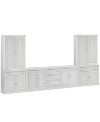 Amren 85" Wood 4-Door Console