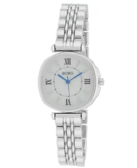 Bcbg Women's Quartz Round Silver Stainless Steel Watch 28mm