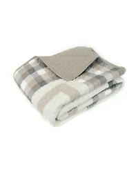 Donna Sharp Smoky Star Cotton Reversible Throw, 50" x 60"