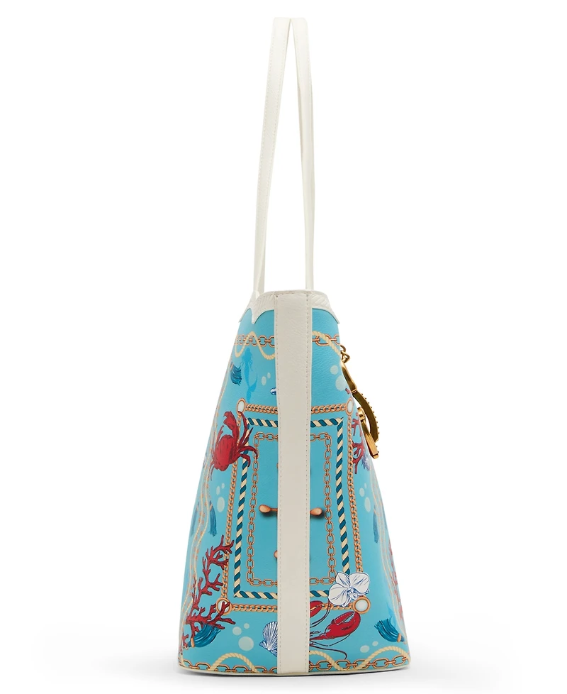 Betsey Johnson Nauti & Nice Magnetic Snap Tote