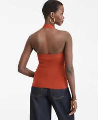 I.n.c. International Concepts Women's Halter Sweater Tank, Macy's Exclusive