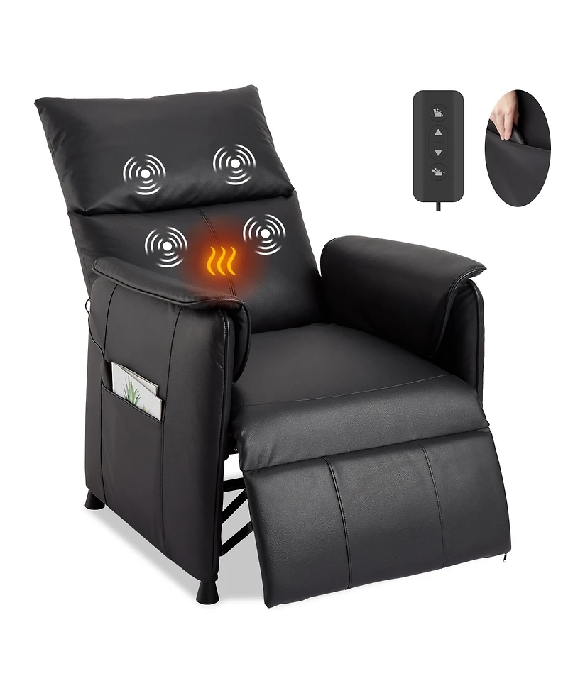 gaomon Electric Recliner Sofa Chair with Massage and Heat for Living Room, Bedroom, Office