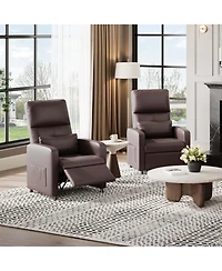 gaomon Electric Sofa Power Recliner Chair with Adjustable Back, Usb Charging Port for Living Room