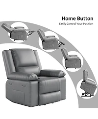 gaomon Power Lift Recliner Sofa Chair with Massage and Heat for Elderly, Home Theater Seat