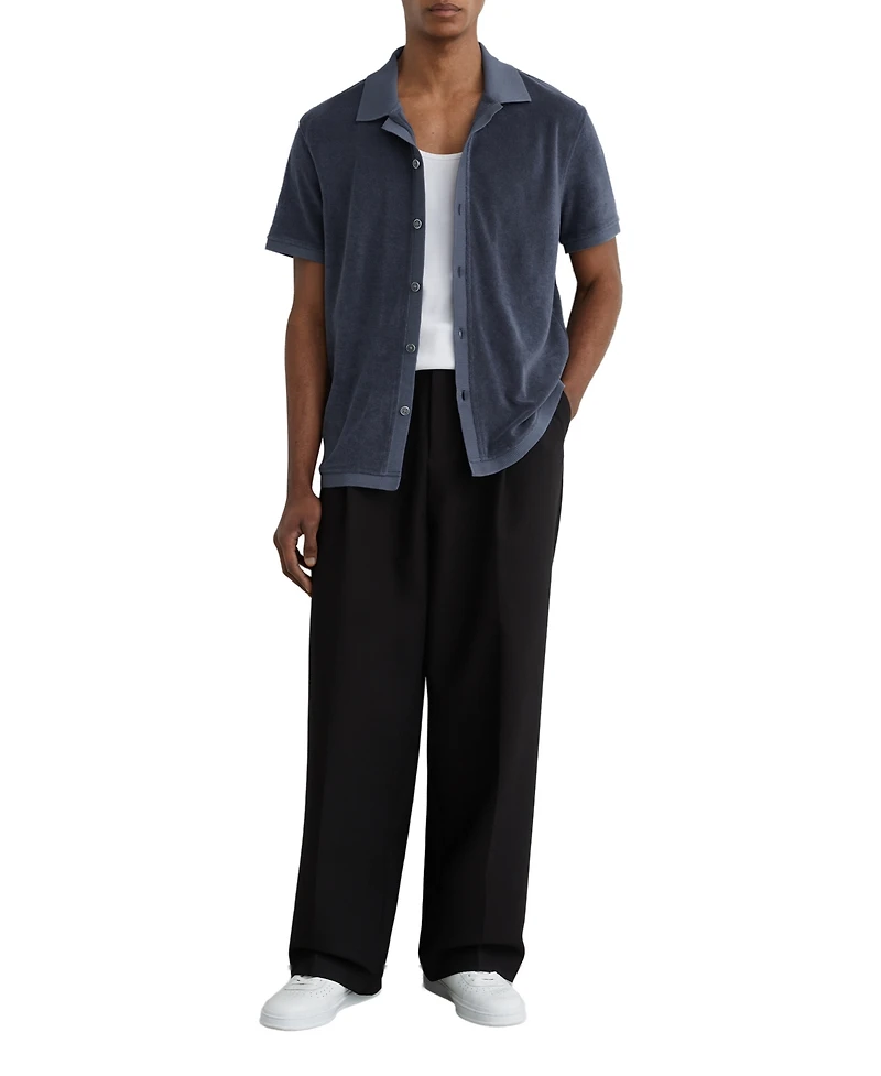 Reiss Men's Eden Toweling Shirt