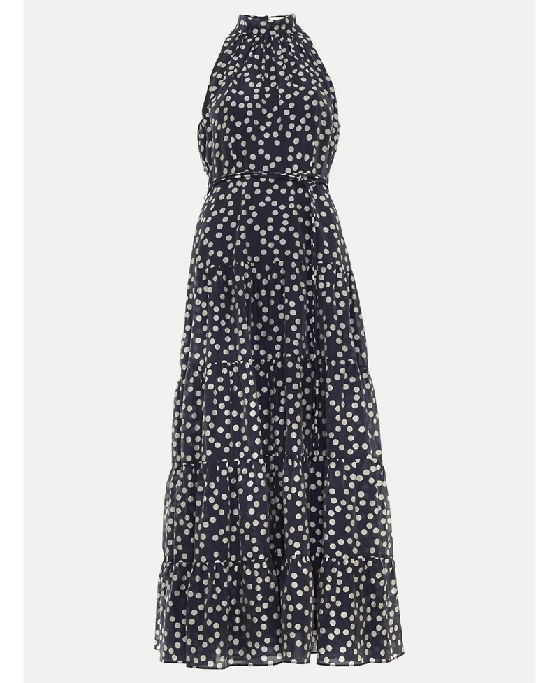 Phase Eight Women's Nita Navy Spot Maxi