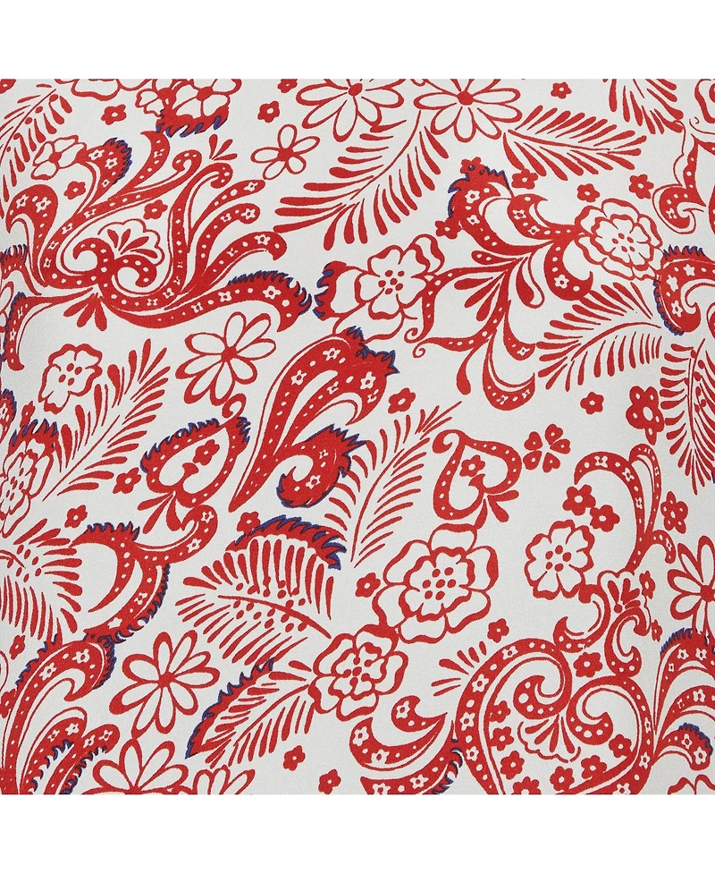 Pre-Owned Balenciaga Women's Floral Print Silk Blouse