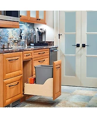 Rev-a-Shelf Single Pullout Trash Can Soft-Close Slides