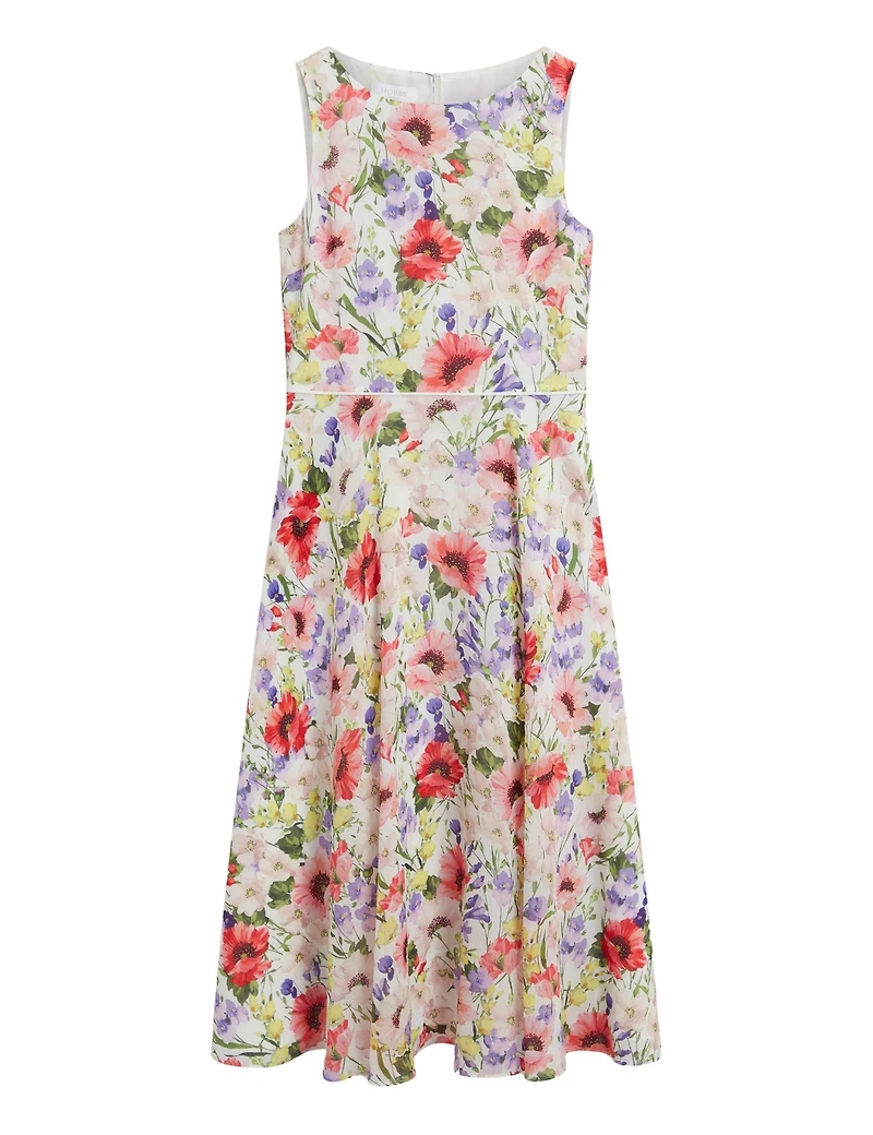 Hobbs London Women's Carly Floral Midi Dress