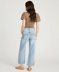 Driftwood Women's Barbie Barrel Embroidered Western Motif Jeans