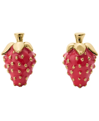kate spade new york Cubic Zirconia Statement Strawberry Stud Earrings