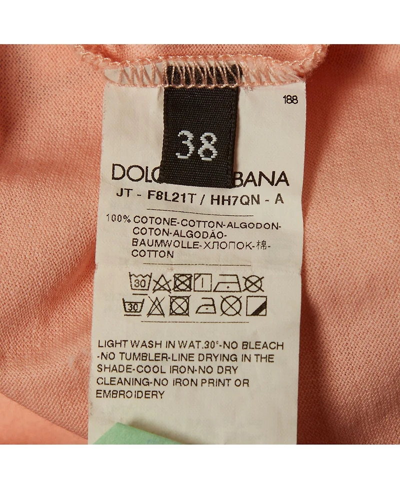 Pre-Owned Dolce & Gabbana Women's Printed Jersey Crewneck T-Shirt