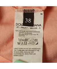 Pre-Owned Dolce & Gabbana Women's Printed Jersey Crewneck T-Shirt