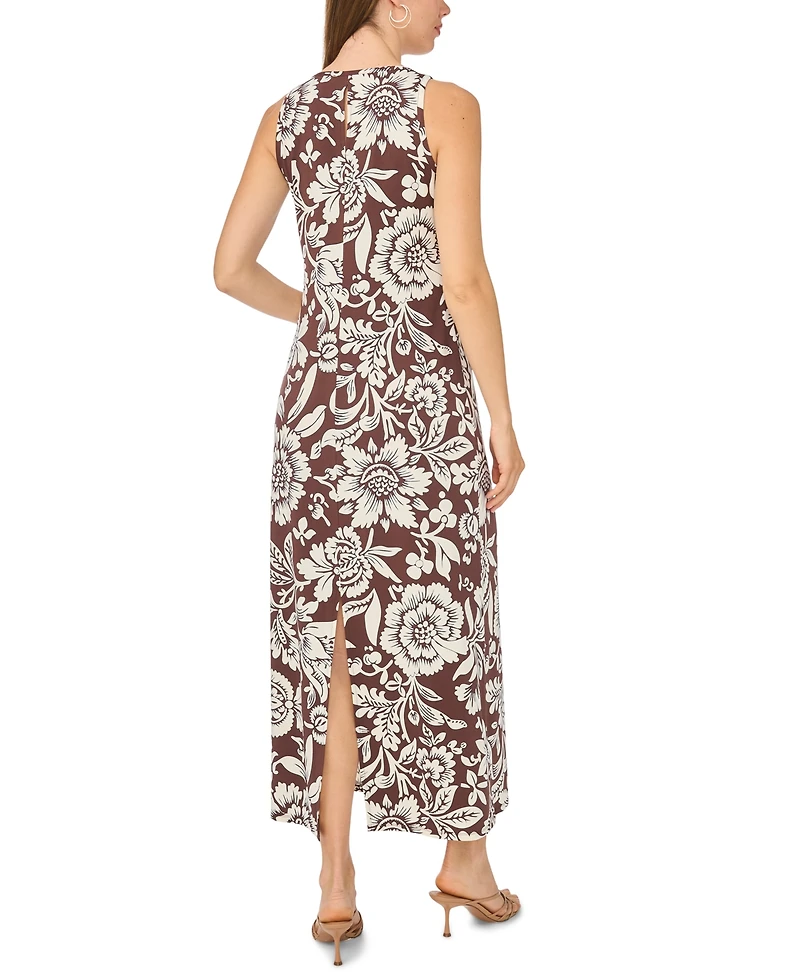 Msk Women's Jersey Keyhole Back Maxi Dress