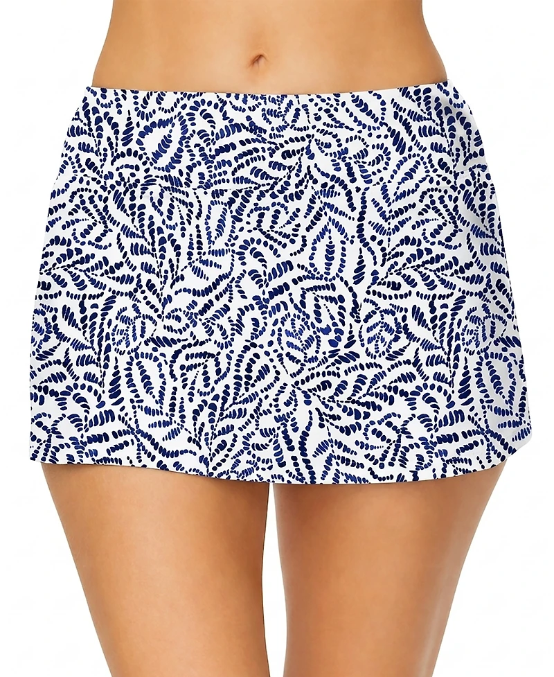 Island Escape Women's Nylon-Blend Poolside Skirtini Swim Bottoms, Macy's Exclusive