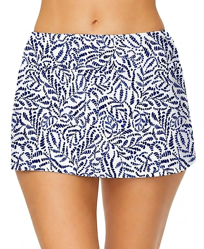 Island Escape Women's Nylon-Blend Poolside Skirtini Swim Bottoms, Macy's Exclusive